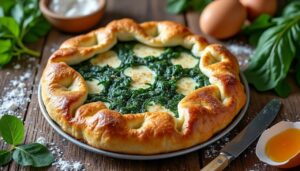 découvrez la recette traditionnelle de la tourte de blette niçoise, un dessert emblématique du sud de la france. facile à préparer, savourez l’alliance unique de blettes, pignons et raisins dans une tourte sucrée authentique.