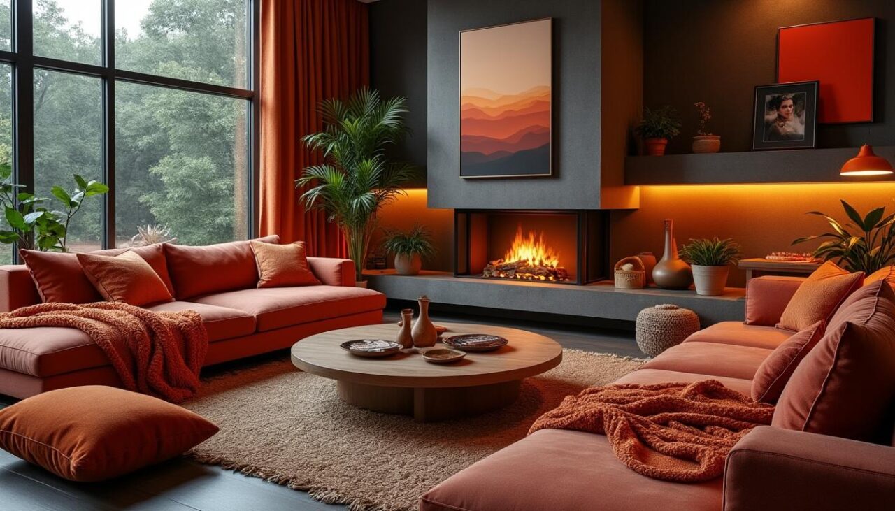 découvrez comment décorer votre salon avec des couleurs chaudes pour créer un intérieur cocooning, chaleureux et accueillant, parfait pour se détendre en toute sérénité.
