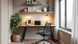 découvrez nos astuces pour aménager un coin bureau fonctionnel et optimisé dans un petit appartement, alliant confort et gain de place.