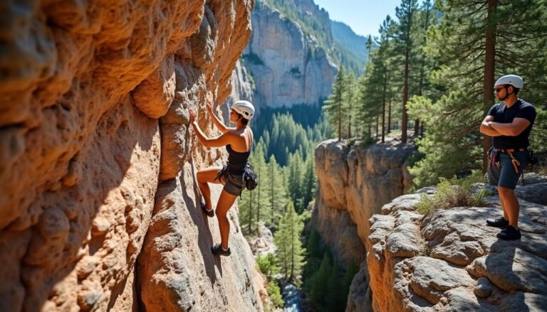 découvrez l'initiation à l'escalade dans les magnifiques gorges du cians, une expérience idéale pour les débutants souhaitant explorer des paysages spectaculaires en toute sécurité.