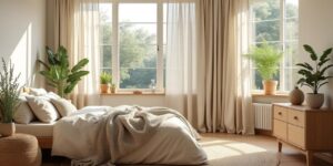 découvrez comment harmoniser la décoration de votre chambre en utilisant des textiles naturels pour un intérieur chaleureux et écologique.