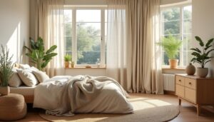 découvrez comment harmoniser la décoration de votre chambre en utilisant des textiles naturels pour un intérieur chaleureux et écologique.