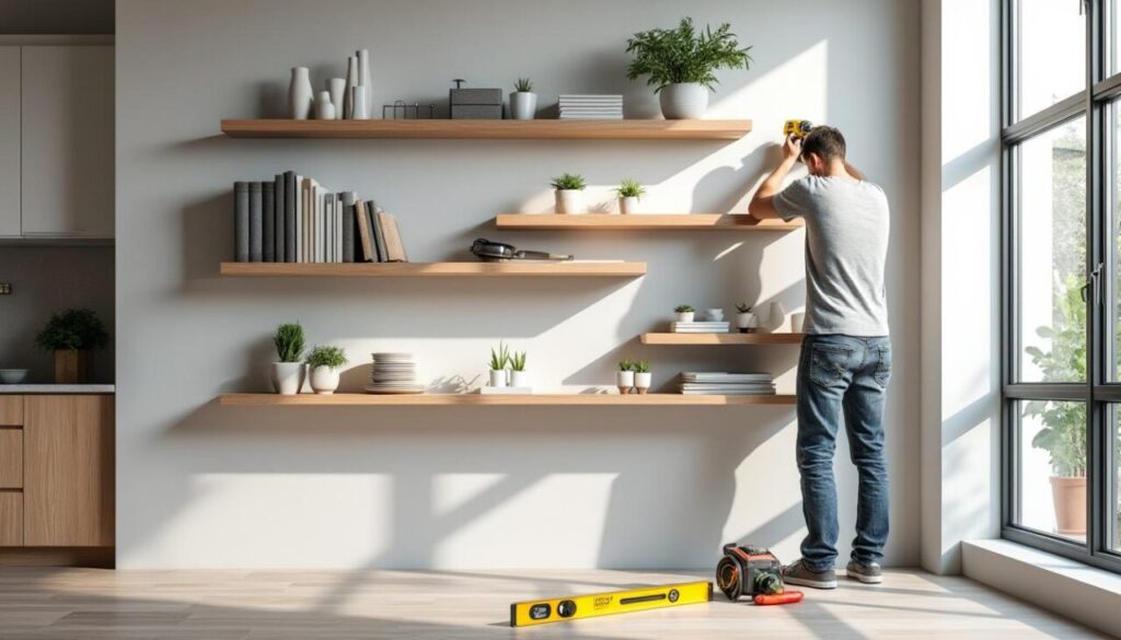 découvrez comment installer des étagères flottantes facilement pour optimiser votre espace de rangement tout en ajoutant une touche moderne à votre intérieur.