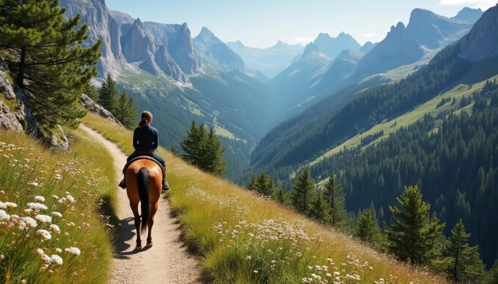 découvrez une balade à cheval inoubliable à travers les magnifiques vallées du haut-var, entre paysages préservés et nature authentique.