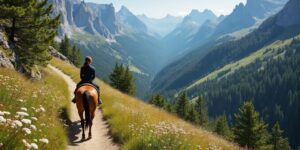 découvrez une balade à cheval inoubliable à travers les magnifiques vallées du haut-var, entre paysages préservés et nature authentique.