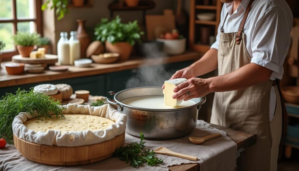 découvrez les secrets traditionnels et authentiques de fabrication du fromage de chèvre fermier, de la ferme à votre assiette, pour un goût unique et naturel.